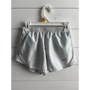 Nike YouthSize M White‎ Lined Running Shorts 0287